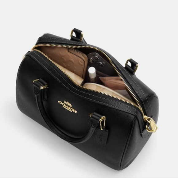 New! Rowan Satchel in Gold/Black 🖤 - Picture 4 of 7